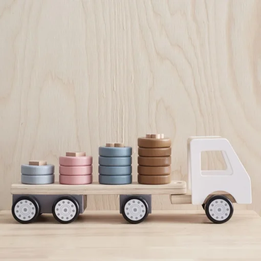 Kid'S Concept | Houten Vrachtwagen Met Ringen Aiden