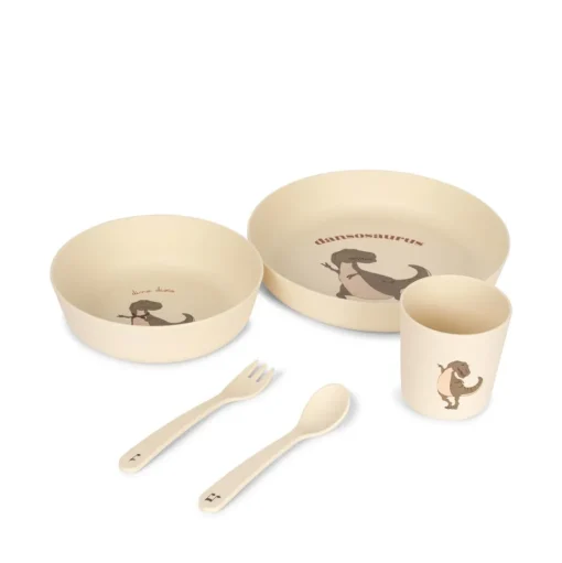 Konges Slojd | Dinner Set | Eetset Dansosaurus