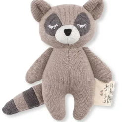 Konges Slojd | Mini Racoon | Knuffel Rammelaar Brown