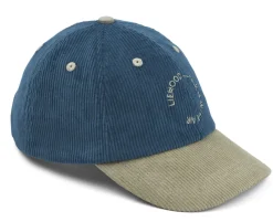 Liewood | Danny Corduroy Cap | Pet Surf Blue Mix