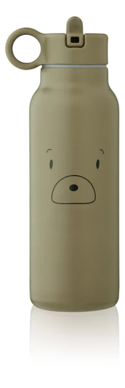 Liewood | Falk Water Bottle | Mr Bear Khaki