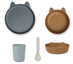 Liewood | Paul Tableware Set | Eetsetje Pla Kleurmix