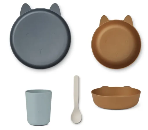 Liewood | Paul Tableware Set | Eetsetje Pla Kleurmix
