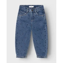 Lil Atelier | Bella Loose Jeans | Blue Dots