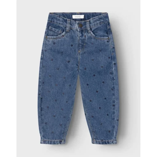 Lil Atelier | Bella Loose Jeans | Blue Dots