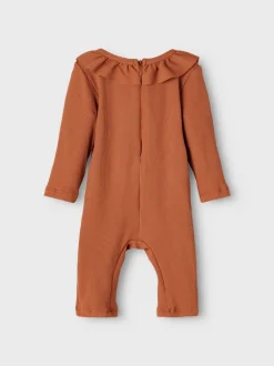 Lil Atelier | Dagmo Uv Swimsuit Ls | Mocha Bisque