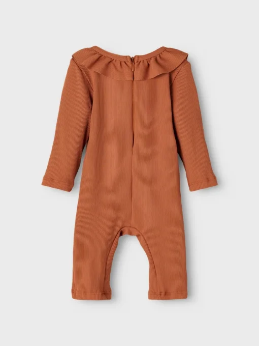 Lil Atelier | Dagmo Uv Swimsuit Ls | Mocha Bisque