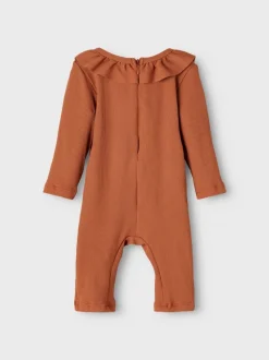 Lil Atelier | Dagmo Uv Swimsuit Ls | Mocha Bisque
