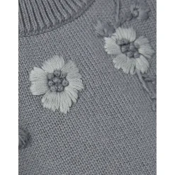 Lil Atelier | Edel Knitted Sweater Flowers | Quiet Shade