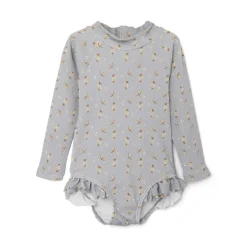 Lil Atelier | Fagma Longsleeve Swimsuit | Harbor Mist