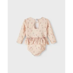 Lil Atelier | Fiona Longsleeve Swimsuit | Rose Dust