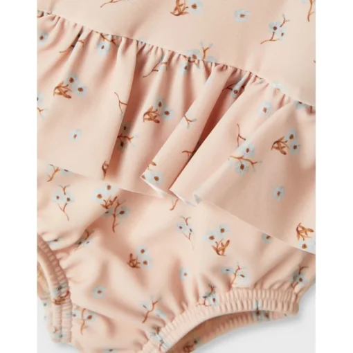 Lil Atelier | Fiona Longsleeve Swimsuit | Rose Dust