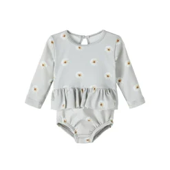 Lil Atelier | Fiona Longsleeve Swimsuit | Harbor Mist