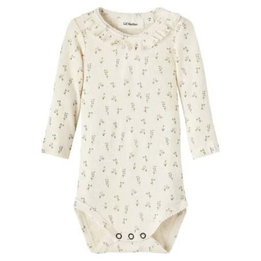 Lil Atelier | Gago Slim Body Ls | Wet Weather Leaf