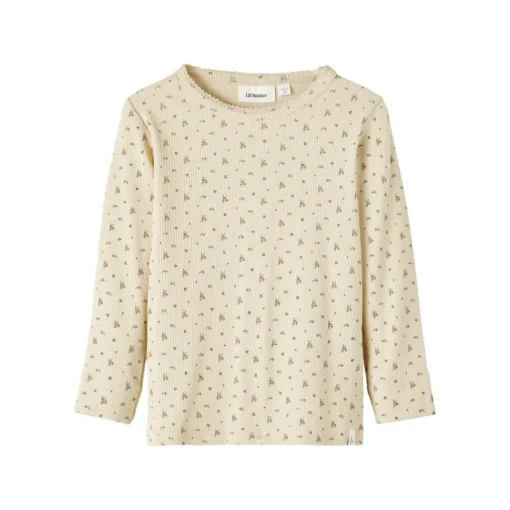 Lil Atelier | Gago Slim Top Ls | Wood Ash