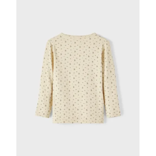 Lil Atelier | Gago Slim Top Ls | Wood Ash