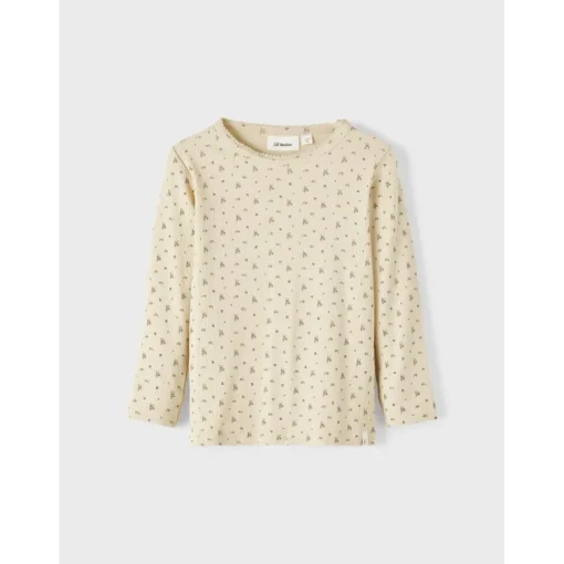 Lil Atelier | Gago Slim Top Ls | Wood Ash