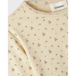 Lil Atelier | Gago Slim Top Ls | Wood Ash