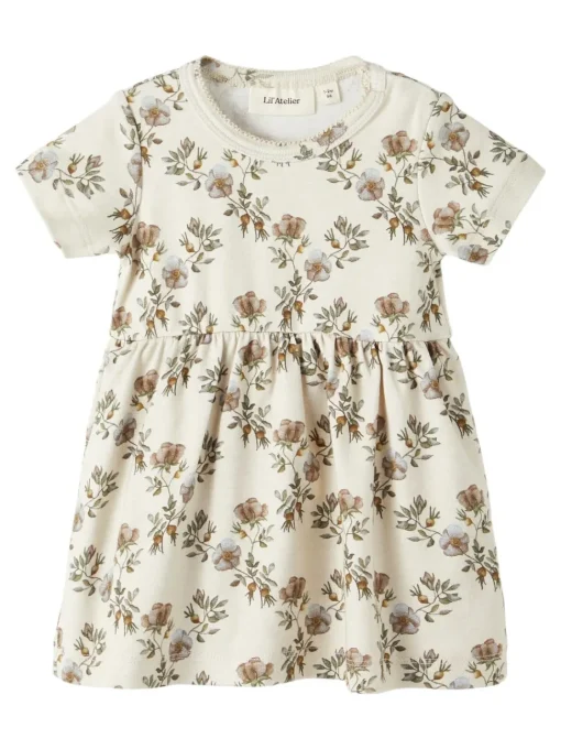 Lil Atelier | Gaya Body Dress Ss | Romper Jurk Turtledove