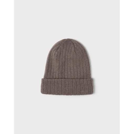 Lil Atelier | Gerson Gebreide Beanie | Coffee Quartz