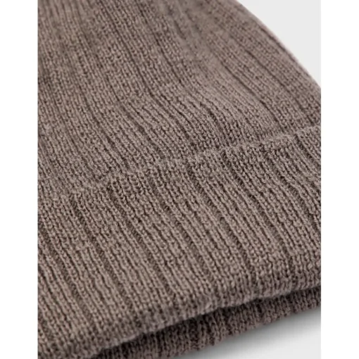 Lil Atelier | Gerson Gebreide Beanie | Coffee Quartz