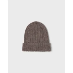 Lil Atelier | Gerson Gebreide Beanie | Coffee Quartz