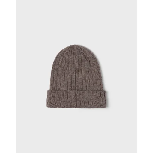 Lil Atelier | Gerson Gebreide Beanie | Coffee Quartz