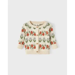 Lil Atelier | Lamai Baby Knit Cardigan | Flowers