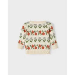 Lil Atelier | Lamai Baby Knit Cardigan | Flowers