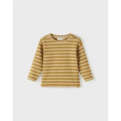 Lil Atelier | Lebon Boxy Longsleeve | Bronze Mist Stripe
