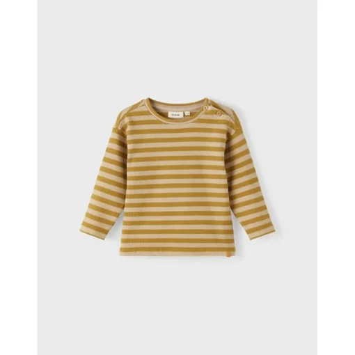 Lil Atelier | Lebon Boxy Longsleeve | Bronze Mist Stripe