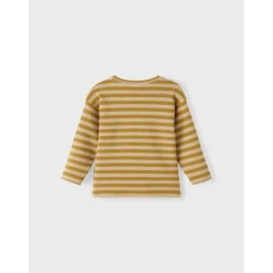 Lil Atelier | Lebon Boxy Longsleeve | Bronze Mist Stripe