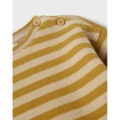 Lil Atelier | Lebon Boxy Longsleeve | Bronze Mist Stripe