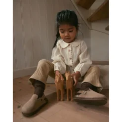 Lil Atelier | Niva Bootcut Leggings | Warm Sand Melange