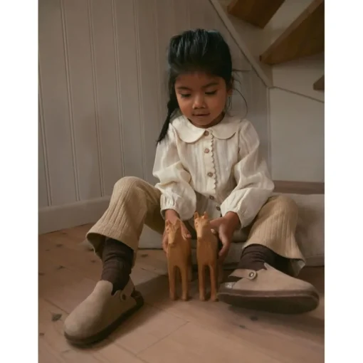 Lil Atelier | Niva Bootcut Leggings | Warm Sand Melange
