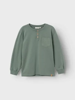 Lil Atelier | Noro Loose Top Ls | Laurel Wreath