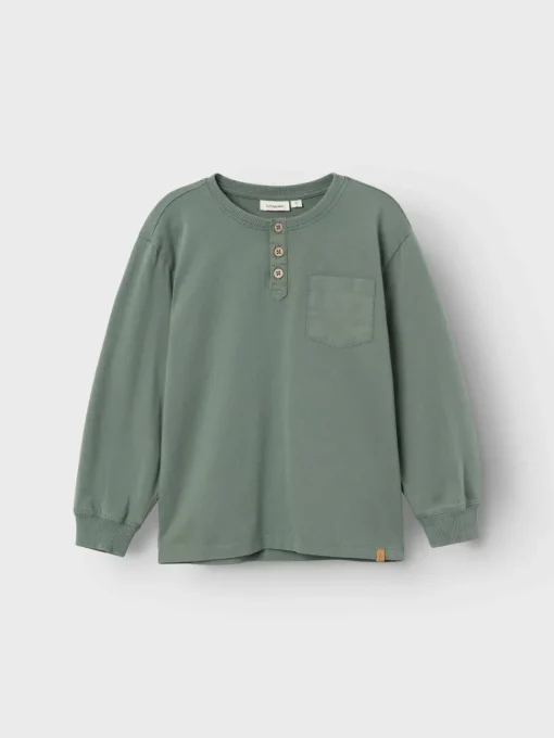 Lil Atelier | Noro Loose Top Ls | Laurel Wreath