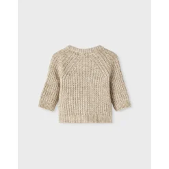 Lil Atelier | Omio Ls Baby Knit | Chinchilla
