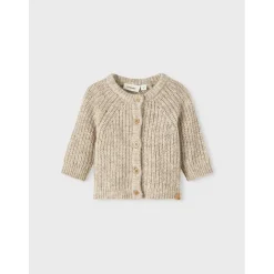 Lil Atelier | Omio Ls Baby Knit | Chinchilla