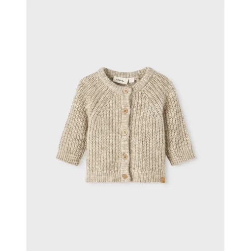 Lil Atelier | Omio Ls Baby Knit | Chinchilla