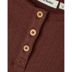 Lil Atelier | Rachel Slim Top Ls | Rum Raisin
