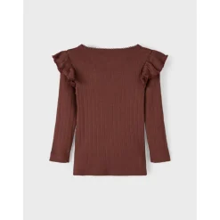 Lil Atelier | Rachel Slim Top Ls | Rum Raisin