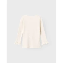 Lil Atelier | Rachel Slim Top | Longsleeve Whitecap Gray