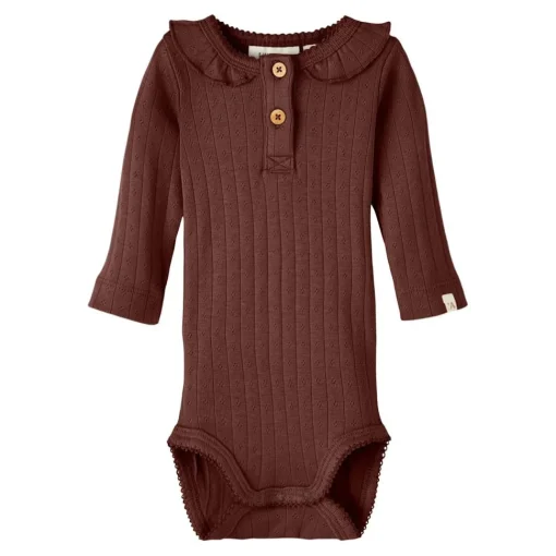 Lil Atelier | Rachel Slim Body Ls | Rum Raisin