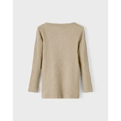 Lil Atelier | Rajo Slim Top Ls | Chinchilla