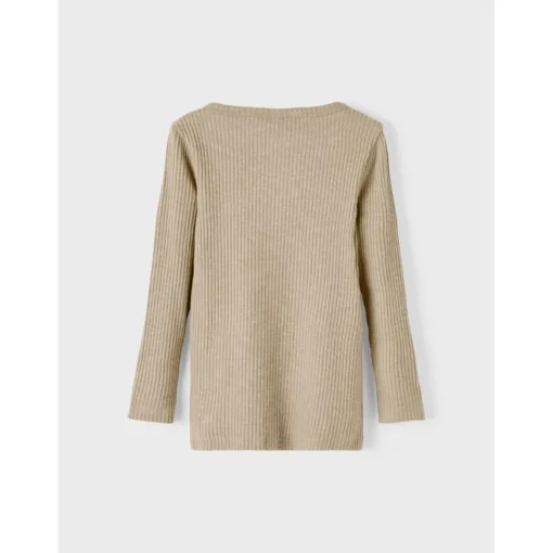 Lil Atelier | Rajo Slim Top Ls | Chinchilla