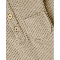 Lil Atelier | Rajo Slim Top Ls | Chinchilla