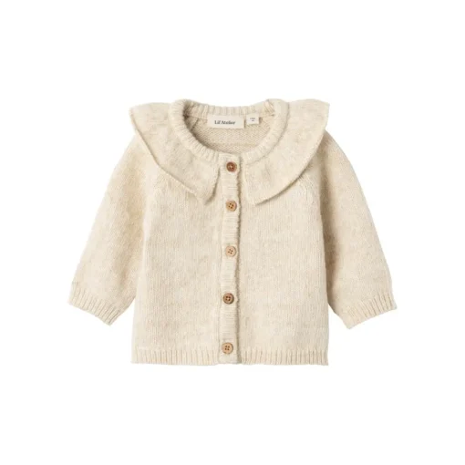 Lil Atelier | Rila Knitted Cardigan | Wood Ash