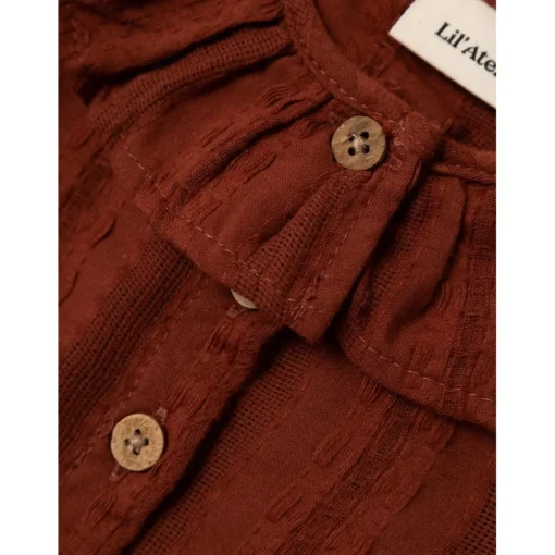 Lil Atelier | Runa Blouse | Fired Brick