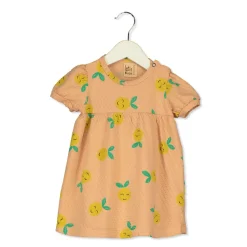 Lotie Kids | Baby Dress | Grapefruits Nude
